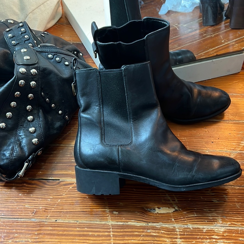 Cole Haan Waterproof Leather Chelsea Boots